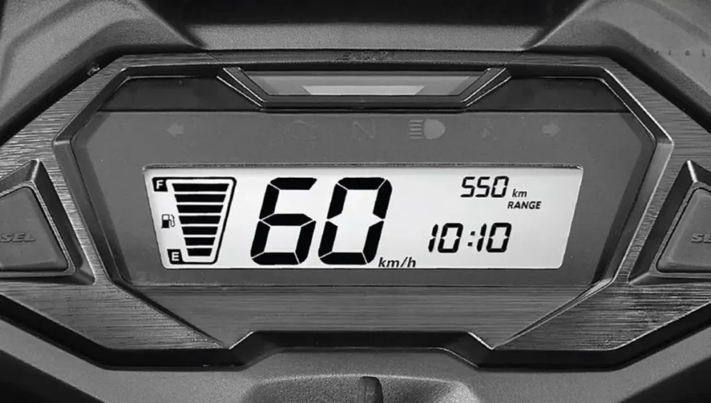 Honda Shine 100 DX TFT Display