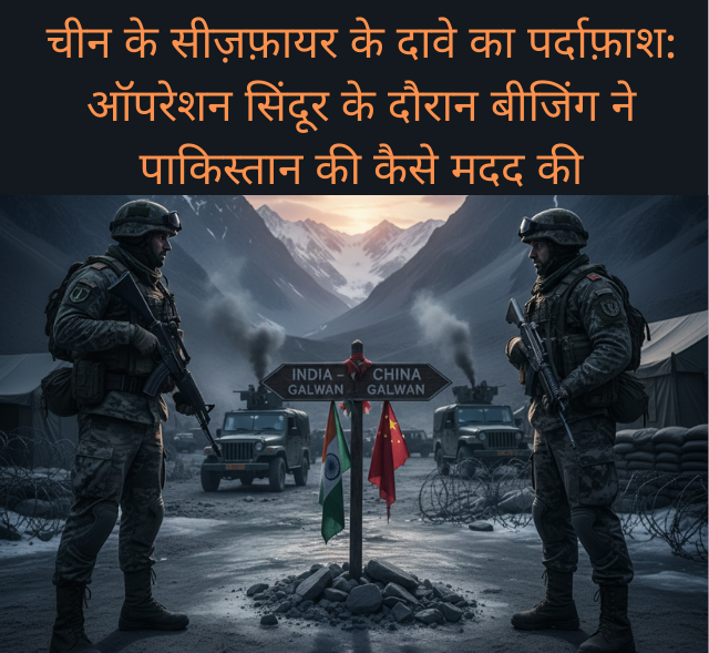चीन के सीज़फ़ायर के दावे का पर्दाफ़ाश: ऑपरेशन सिंदूर के दौरान बीजिंग ने पाकिस्तान की कैसे मदद की